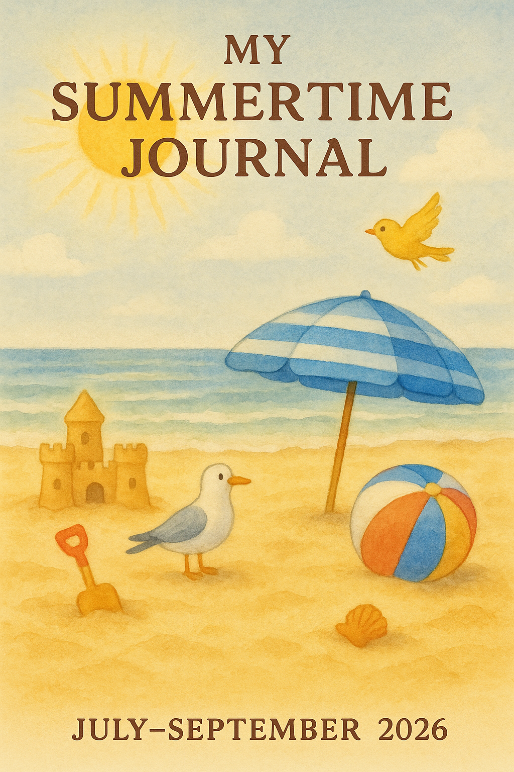 Kids Daily Journal (Jul - Sep 2026)