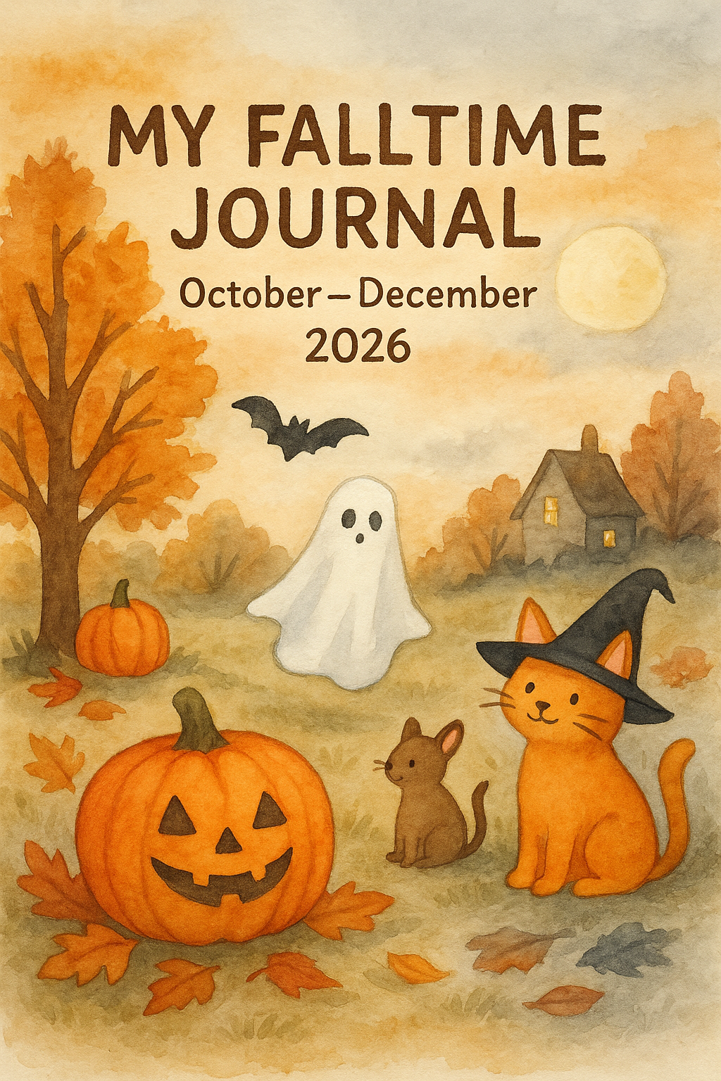 Kids Daily Journal (Oct - Dec 2026)